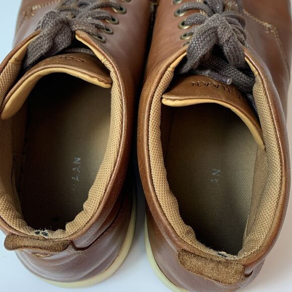 Cole Haan Vartan 2.0 Midcut Woodbury  Brown Leather Sneaker Boot Size 12M - Picture 7 of 16